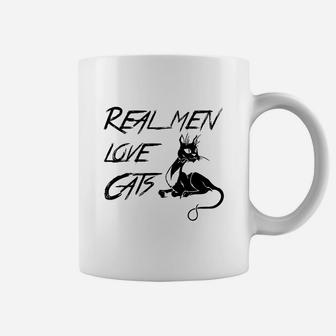 Cats Real Men Love Cats Coffee Mug | Seseable FR