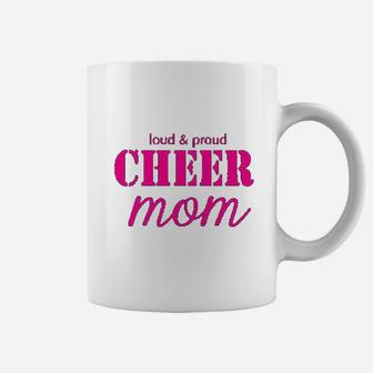 Cheer Mom Cheer Loud And Proud Coffee Mug - Seseable