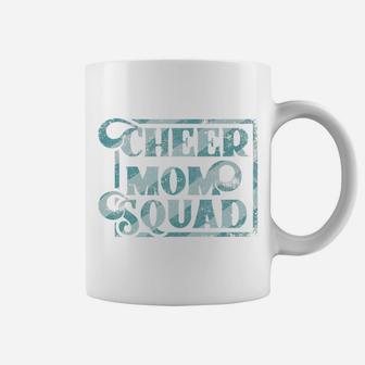 Cheer Mom Squad Sport Proud Mother Mommy Distressed Coffee Mug - Seseable