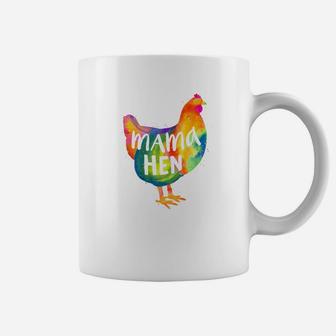 Chicken Mama Hen Mother Mom Colorful Farm Chicken Coffee Mug - Seseable