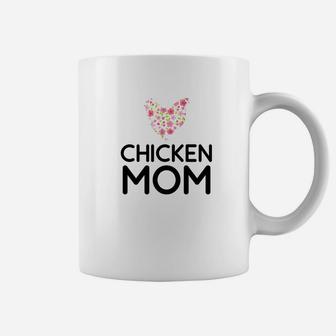 Chicken Mom Funny Chicken Lady Farmer Gifts Coffee Mug - Seseable