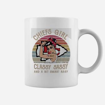 Chiefs Girl Classy Sassy And A Bit Smart Assy Coffee Mug - Seseable