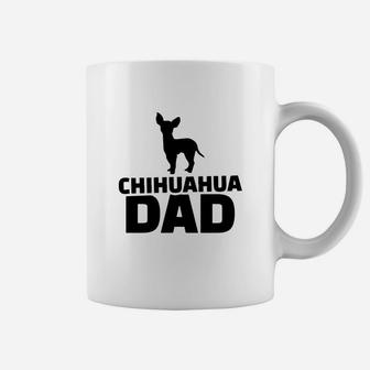 Chihuahua Dad, Funny Fathers Day Gift Coffee Mug - Seseable