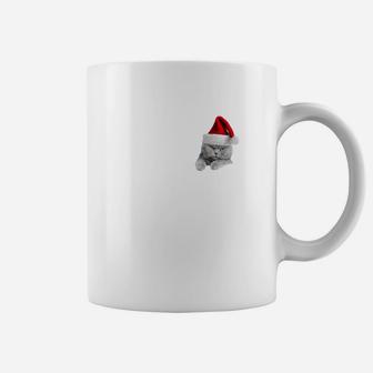 Christmas Cat Coffee Mug - Seseable
