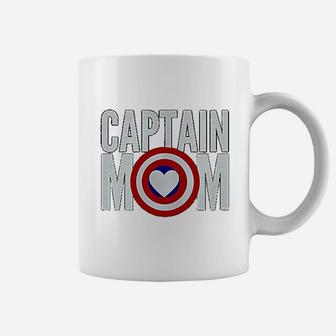 Christmas Gift For Mom Birthday Gift Captain Mom Superhero Coffee Mug - Seseable