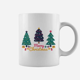 Christmas Trees Merry Christmas Gift Idea For Everyone Coffee Mug - Seseable