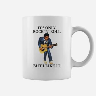Chuck Berry It’s Only Rock N Roll But I Like It Shirt Coffee Mug - Seseable