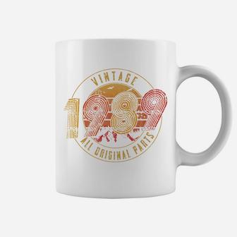 Classic 33rd Birthday Gift For Men Women Vintage 1989 Coffee Mug - Seseable
