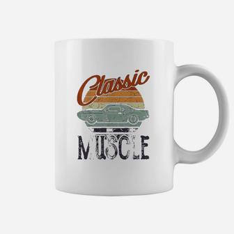 Classic Muscle Car Men Vintage Car Gift Coffee Mug - Seseable