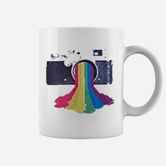 Classic Vintage Rainbow Camera Photographer Coffee Mug - Seseable