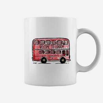 Colorful Big Bus London Welcome To London Coffee Mug - Seseable