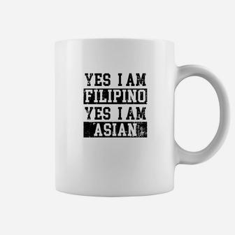 Cool Filipino Yes I Am Filipino Yes I Am Asian Coffee Mug - Seseable