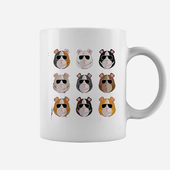 Cool Guinea Pigs With Sunglasses Pets Small Animal Gift Coffee Mug - Seseable