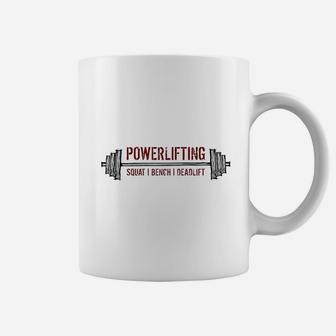 Cool Statement Powerlifting Gym Workout Lifting Coffee Mug - Seseable