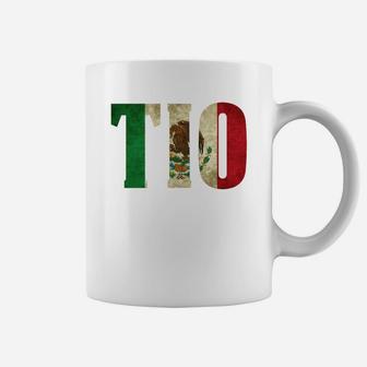 Cool Tio Gift Mexican Shirt Mexican Flag Shirt For Mexican Pride Vintage Look T-shirt Coffee Mug - Seseable