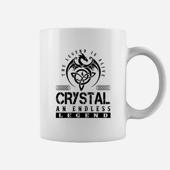 Crystal Shirts - Legend Alive Crystal Name Shirts Coffee Mug - Seseable