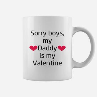 Custom Kids Sorry Daddy Valentine Dad Coffee Mug - Seseable