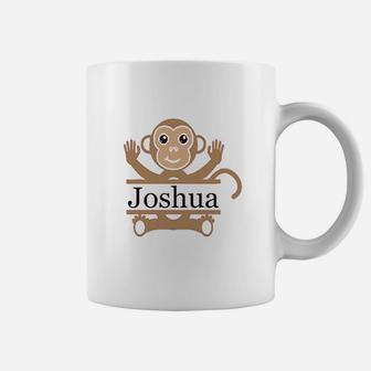 Custom Personalized Joshua Name Monkey Wild Funny Coffee Mug - Seseable