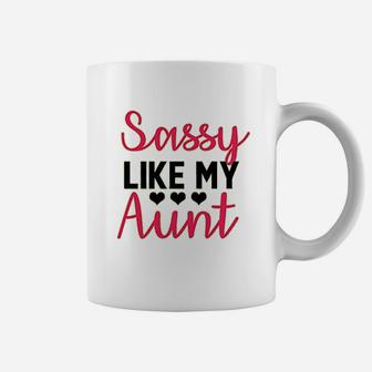 Cute Family Sassy Like My Aunt Aunt Coffee Mug - Seseable