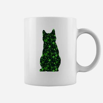 Cute Shamrock Chartreux Mom Dad Gift St Patricks Day Awesome Cat Lovers Gift Coffee Mug | Seseable CA