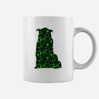 Cute Shamrock Collie Mom Dad Gift St Patricks Day Awesome Dog Lovers Gift Coffee Mug - Seseable