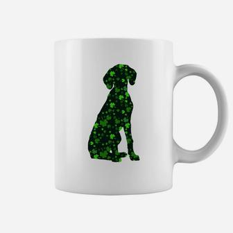 Cute Shamrock German Shorthair Pointer Mom Dad Gift St Patricks Day Awesome Dog Lovers Gift Coffee Mug - Seseable