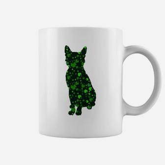 Cute Shamrock Lykoi Mom Dad Gift St Patricks Day Awesome Cat Lovers Gift Coffee Mug - Seseable