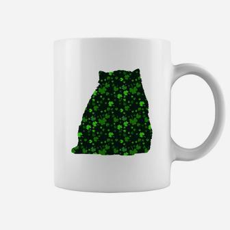Cute Shamrock Persian Mom Dad Gift St Patricks Day Awesome Cat Lovers Gift Coffee Mug - Seseable