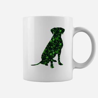Cute Shamrock Rhodesian Ridgeback Mom Dad Gift St Patricks Day Awesome Dog Lovers Gift Coffee Mug - Seseable