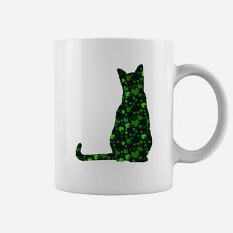 Cute Shamrock Singapura Mom Dad Gift St Patricks Day Awesome Cat Lovers Gift Coffee Mug - Seseable