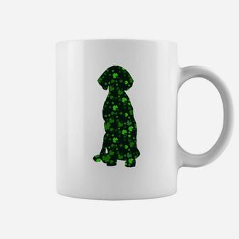 Cute Shamrock Vizsla Mom Dad Gift St Patricks Day Awesome Dog Lovers Gift Coffee Mug - Seseable