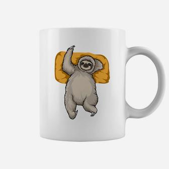 Cute Sloth Relaxing Funny Cartoon Gift Idea Coffee Mug - Seseable