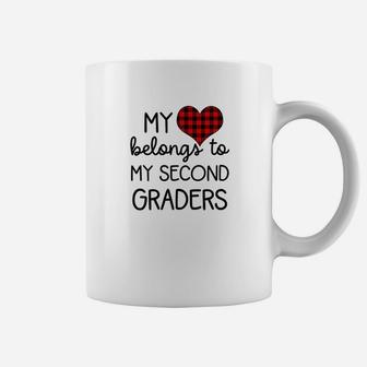 Cute Sweet Valentines Day Gift Idea For 2nd Grade Teacher Coffee Mug - Seseable
