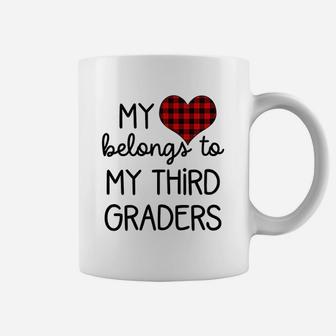 Cute Sweet Valentines Day Gift Idea For Third Grade Teacher Coffee Mug - Seseable