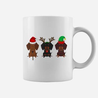 Dachshund Christmas Mom Women Weiner Dog Gift Coffee Mug - Seseable