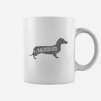 Dachshund Dog Silhouette Coffee Mug - Seseable