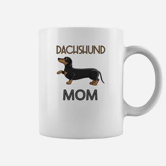 Dachshund Mom Cute Dog Weenie Mothers Day Gift Coffee Mug - Seseable