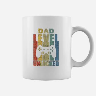 Dad Level Unlocked Soon To Be Father Coffee Mug - Seseable