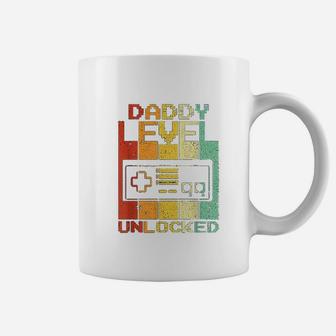 Dad Level Unlocked Video Gamer Leveled Up To Daddy Coffee Mug - Seseable
