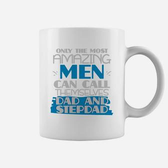 Dad Stepdad Father Amazing Men Fathers Day Shirt Coffee Mug - Seseable