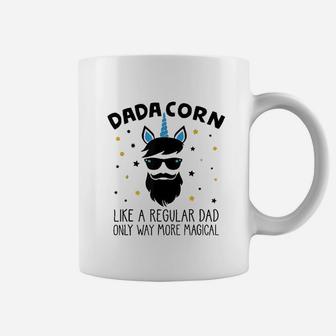 Dadacorn Gift Fathers Day Daddy Beard Coffee Mug - Seseable