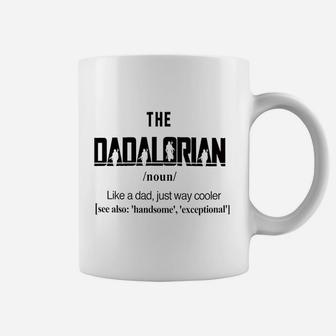 Dadalorian Cool Dad Father s Day Gifts Coffee Mug - Seseable