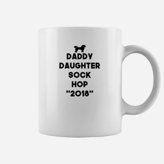 Daddy Daughter Sock Hop 2018 Poodle Shirt Sock Hop Dance Coffee Mug - Seseable