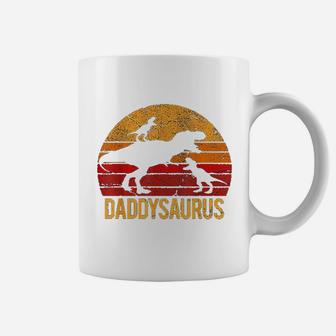 Daddy Dinosaur Daddysaurus, dad birthday gifts Coffee Mug - Seseable