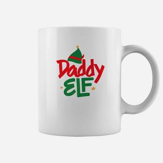 Daddy Elf Funny Parent Dad Christmas Coffee Mug - Seseable