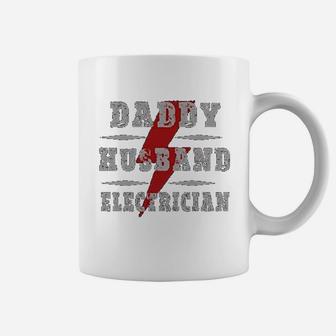 Daddy Husband Electrician, best christmas gifts for dad Coffee Mug - Seseable