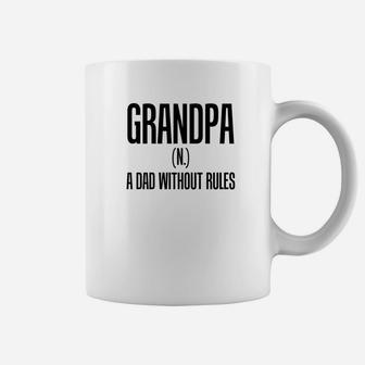 Daddy Life Shirts Grandpa Dad Without Rules Funny Men Gifts Coffee Mug - Seseable