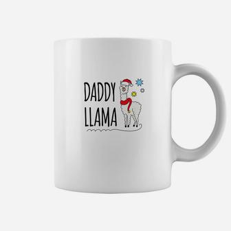 Daddy Llama Christmas Funny Matching Family Tribe Coffee Mug - Seseable