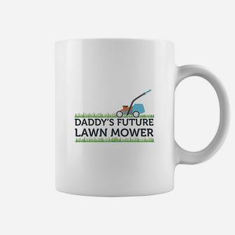 Daddys Future Lawn Mower, dad birthday gifts Coffee Mug - Seseable
