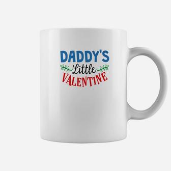 Daddys Little Valentine Day Shirt Kids Cute School Coffee Mug - Seseable